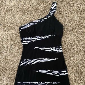 Black cocktail dress
